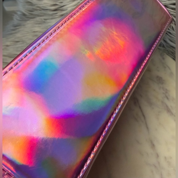 NWT Jeffree Star WINTER 2024 PINK Holographic Bag - Picture 9 of 12